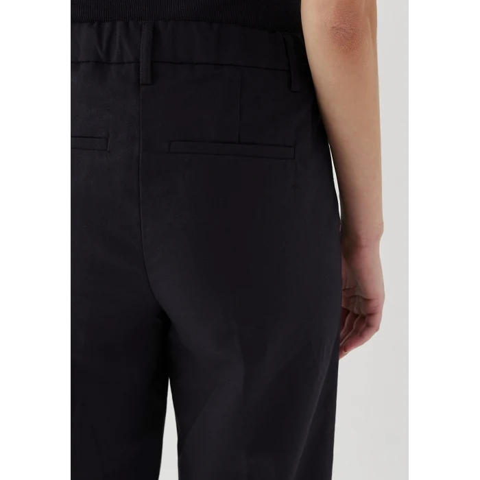 Mavi 1011197-900 Keten Karışımlı Siyah Pantolon