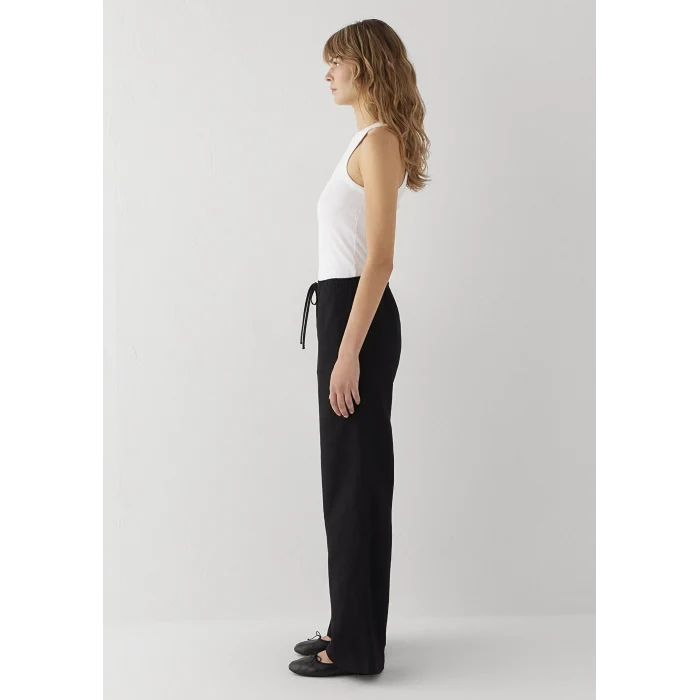 Mavi 1011195-900 Keten Karışımlı Siyah Pantolon