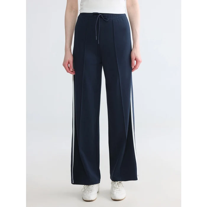 LCW Modest Lacivert Beli Lastikli Soft Touch Kadın Eşofman Altı