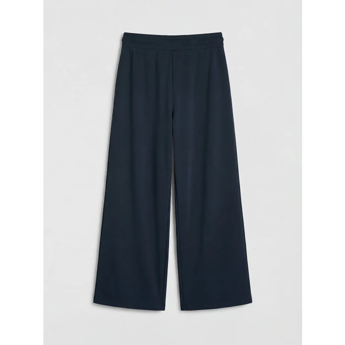 LCW Modest Lacivert Beli Lastikli Soft Touch Kadın Eşofman Altı