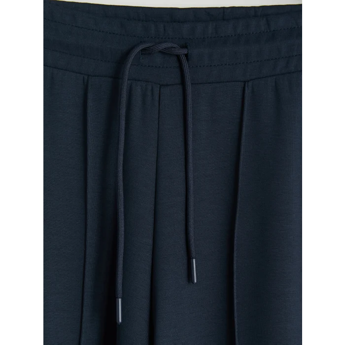 LCW Modest Lacivert Beli Lastikli Soft Touch Kadın Eşofman Altı