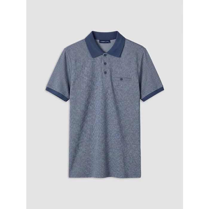 LCWAIKIKI Classic Lacivert Polo Yaka Erkek Tişört