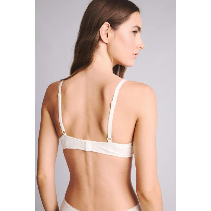 Defacto F6615AXER98 Ekru Micro Kaplı Dolgusuz Balensiz Bralet