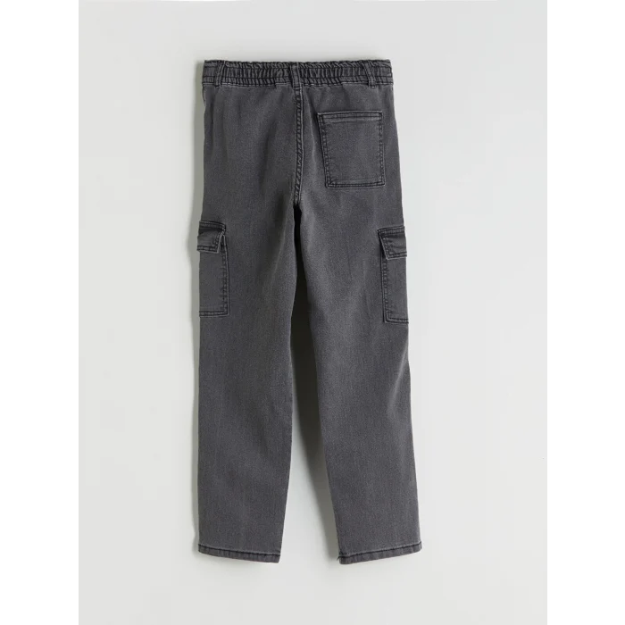 LCW Kids Antrasit Erkek Çocuk Kargo Jean Pantolon