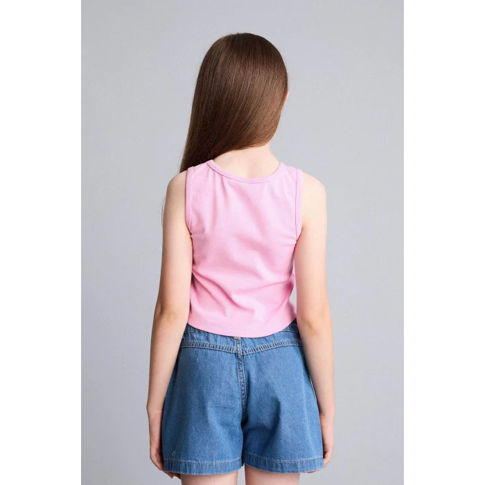 Defacto H7261A8PN666 Pembe Barbie Atlet Kız Çocuk