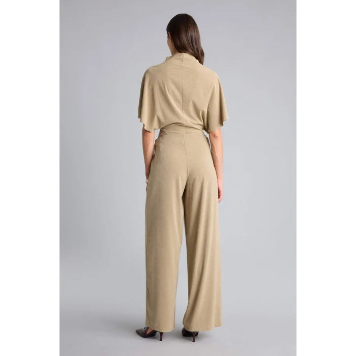 Defacto H3879AXBG801 Bej Wıde Leg Krep Pantolon