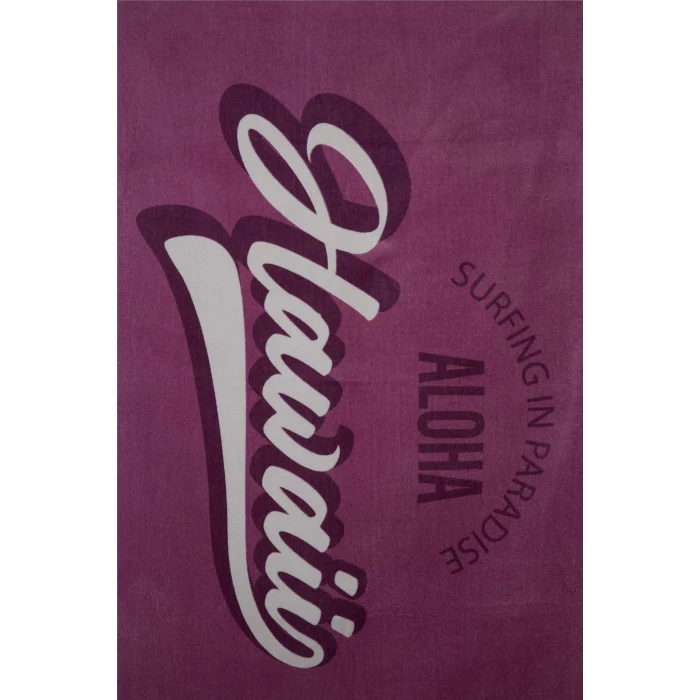 Defacto H0498AXPN1 Pembe Desenli Pamuklu Pembe Plaj Havlusu