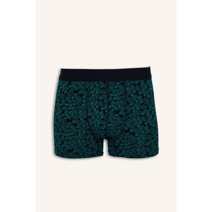 Defacto T4935AZNV135 Lacivert Regular Fıt Çizgili 3lü Lacivert Boxer Seti