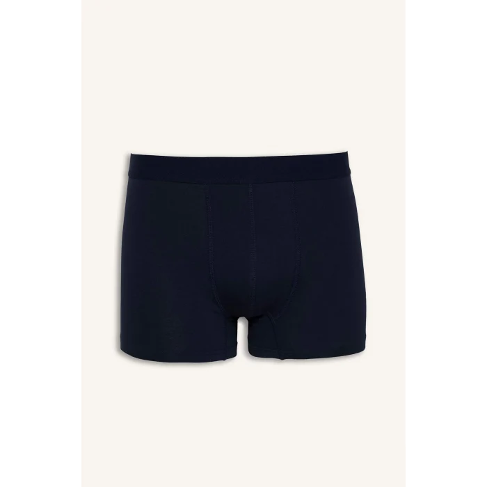 Defacto T4935AZNV135 Lacivert Regular Fıt Çizgili 3lü Lacivert Boxer Seti