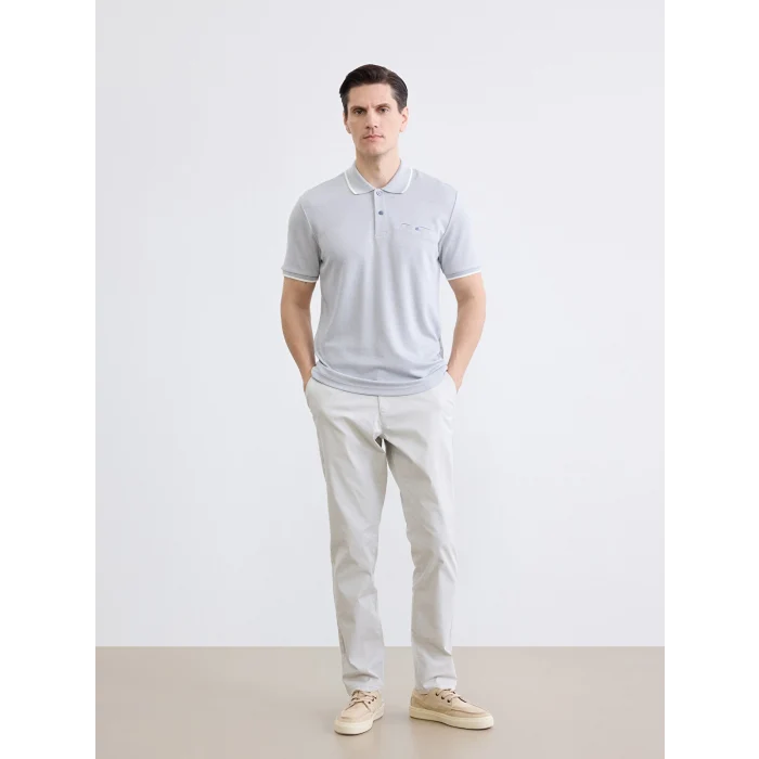 LCWAIKIKI Classic Bej Slim Fit Gabardin Erkek Chino Pantolon