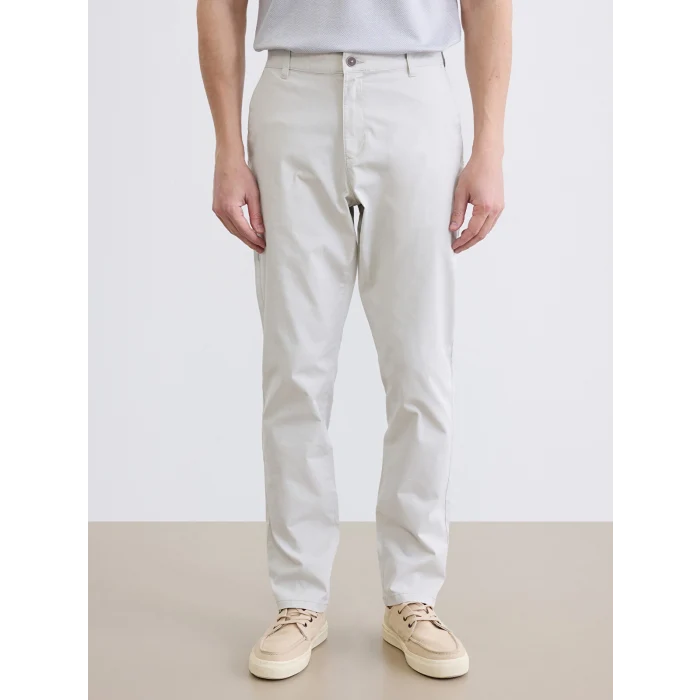 LCWAIKIKI Classic Bej Slim Fit Gabardin Erkek Chino Pantolon