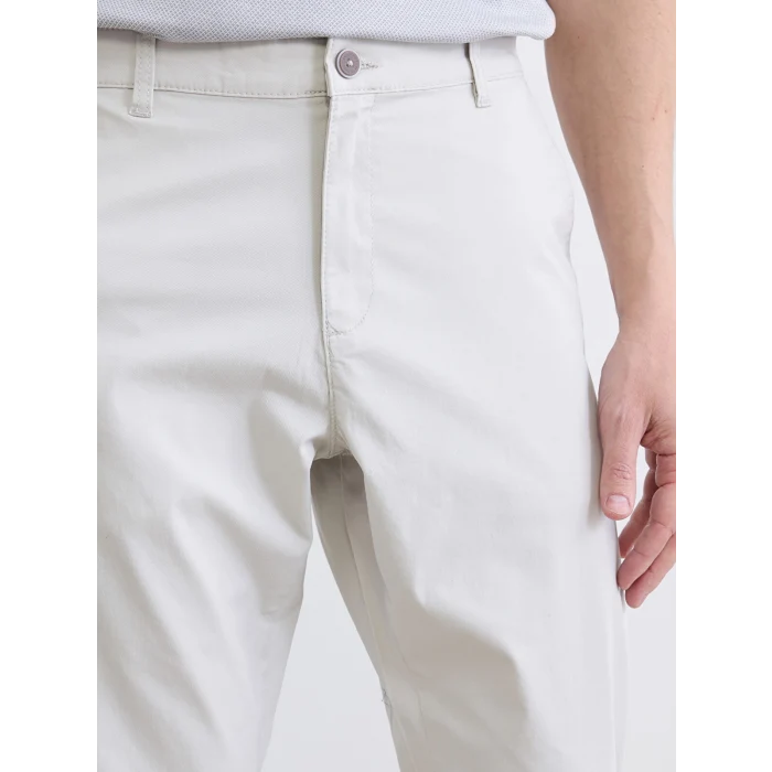 LCWAIKIKI Classic Bej Slim Fit Gabardin Erkek Chino Pantolon