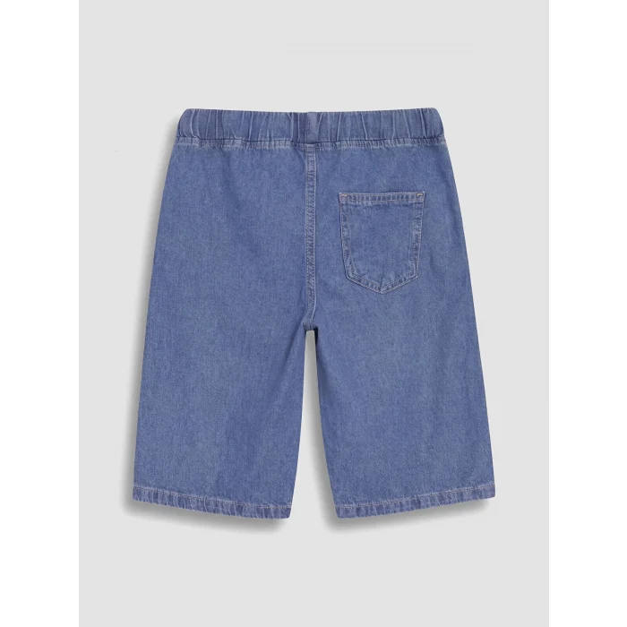 LCW Kids İndigo Erkek Çocuk Jean Bermuda Şort