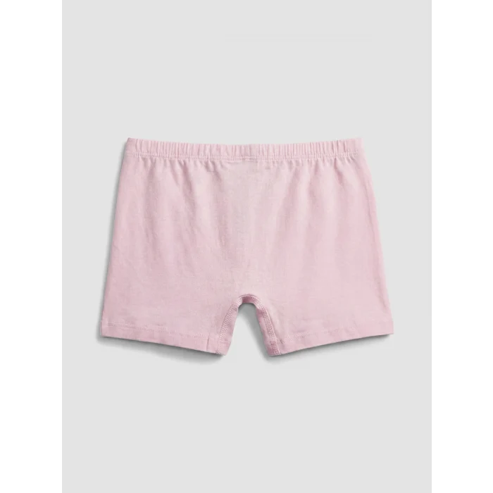 LCW Kids Ekru Baskılı Kız Çocuk Boxer 3lü