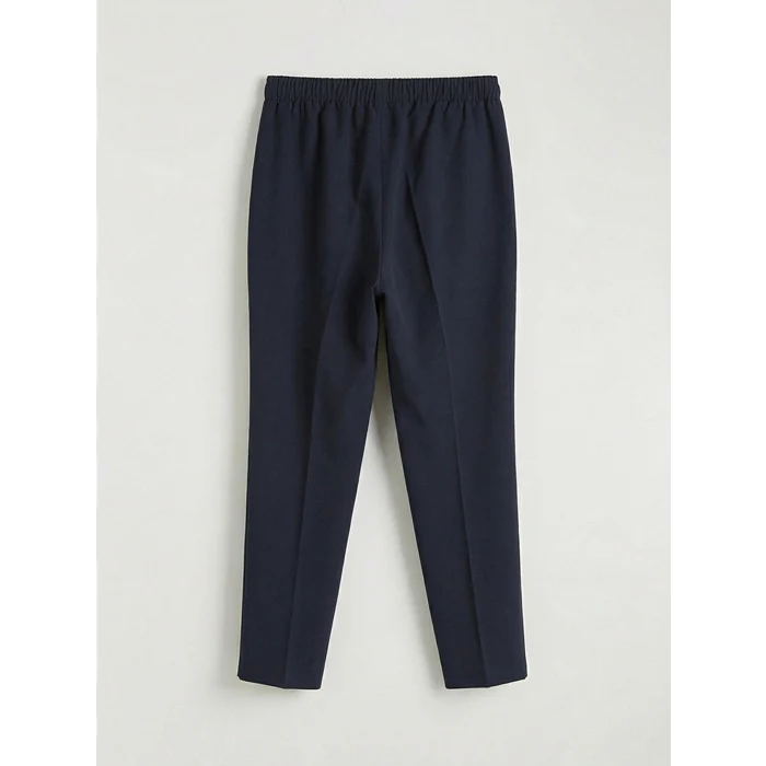 LCW Modest Lacivert Beli Lastikli Havuç Kesim Kadın Pantolon
