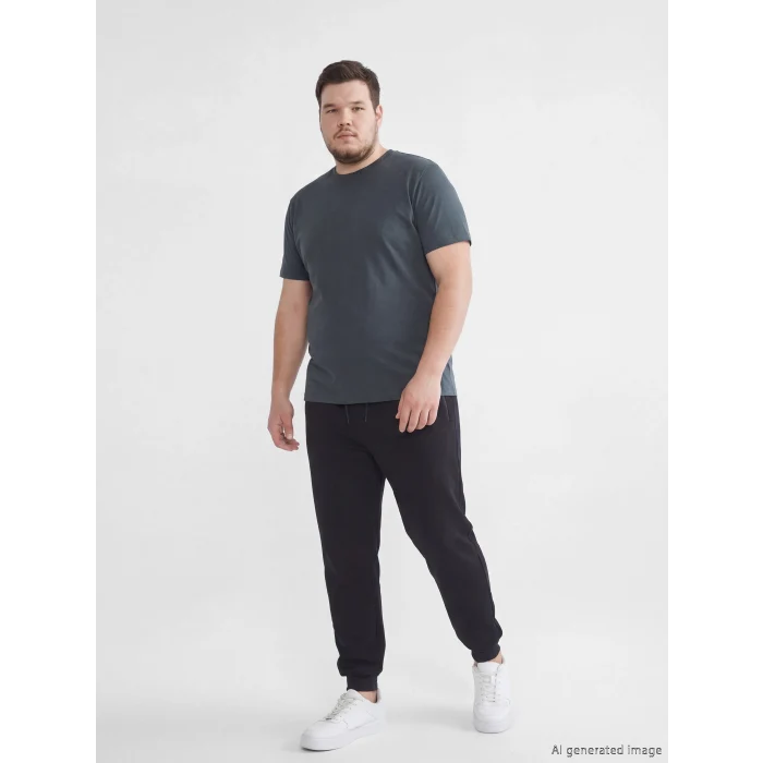 XSIDE ACTIVE Siyah Standart Kalıp Erkek Jogger Eşofman Altı