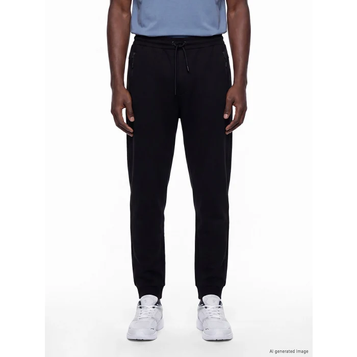 XSIDE ACTIVE Siyah Standart Kalıp Erkek Jogger Eşofman Altı