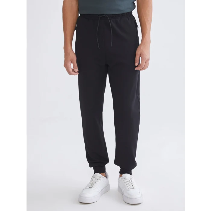 XSIDE ACTIVE Siyah Standart Kalıp Erkek Jogger Eşofman Altı