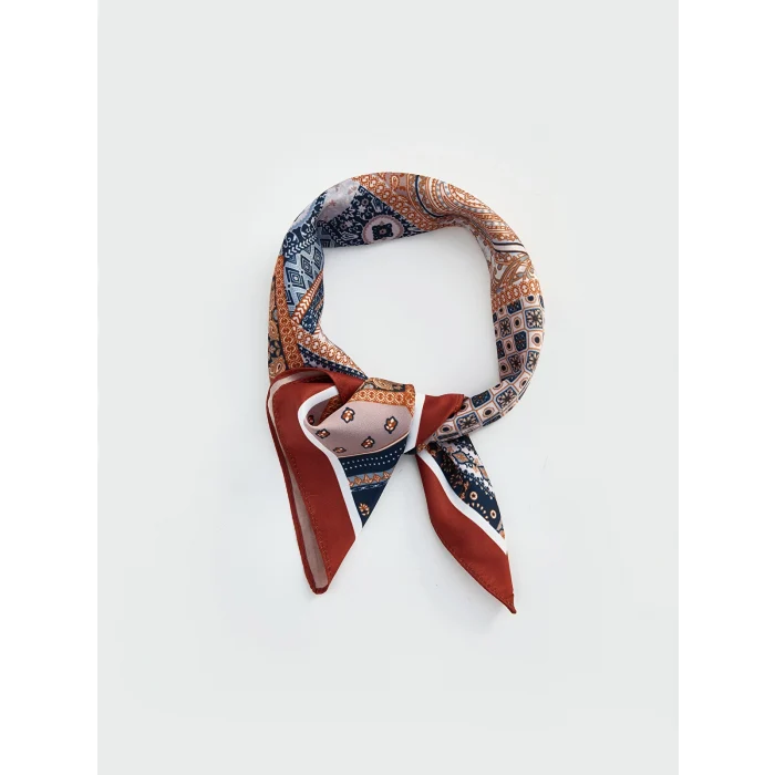 LCW ACCESSORIES Kahverengi Desenli Kadın Bandana