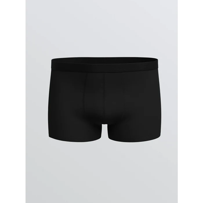 LC WAIKIKI Siyah Standart Kalıp Pamuklu Esnek Erkek Boxer 5li