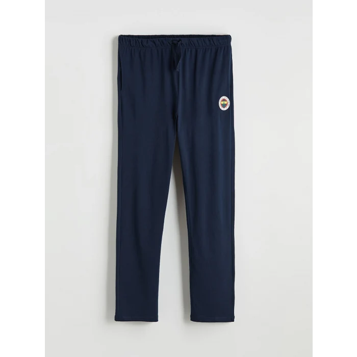 LC WAIKIKI Lacivert Fenerbahçe Baskılı Penye Erkek Pijama Takımı