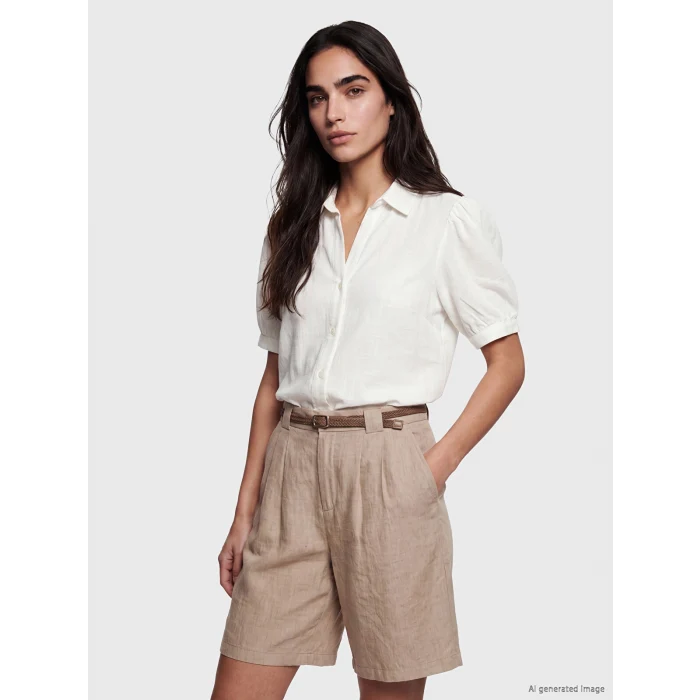 LCW Vision Beyaz Regular Fit Kadın Gömlek