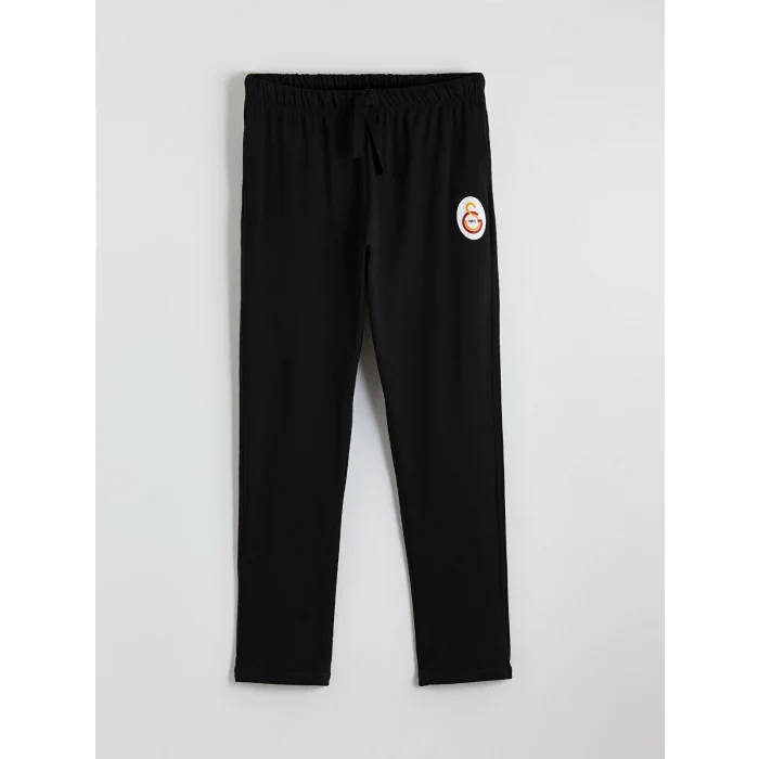 LC WAIKIKI Kırmızı Standart Kalıp Galatasaray Baskılı Erkek Pijama Takım