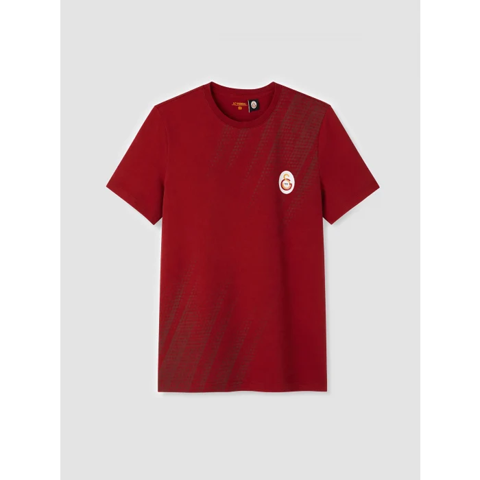 LC WAIKIKI Kırmızı Galatasaray Baskılı Erkek Şortlu Pijama Takımı