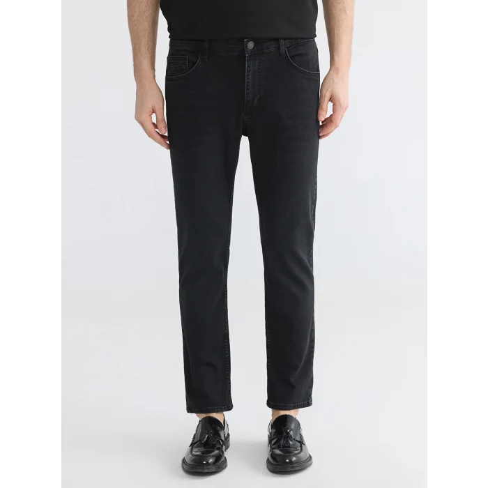 LCW Jeans Siyah 750 Slim Fit Erkek Jean Pantolon