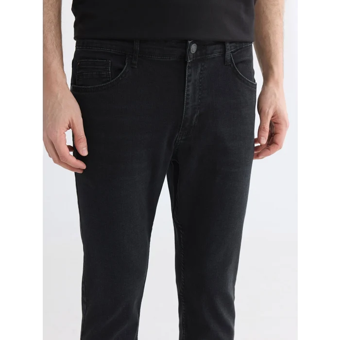 LCW Jeans Siyah 750 Slim Fit Erkek Jean Pantolon