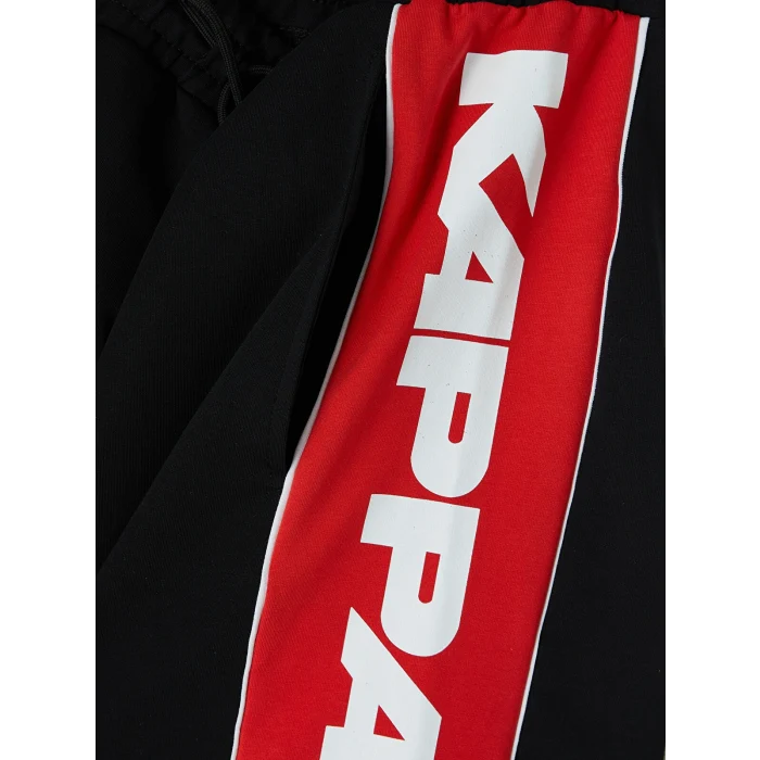 Kappa LC WAIKIKI Siyah Regular Fit Baskılı Erkek Spor Şort