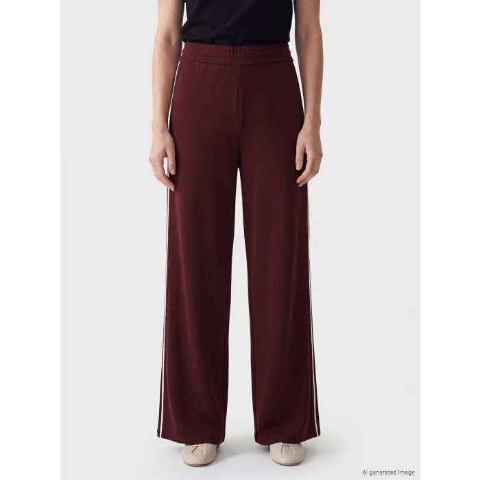 LCW Modest Mürdüm Soft Touch Kadın Eşofman Altı