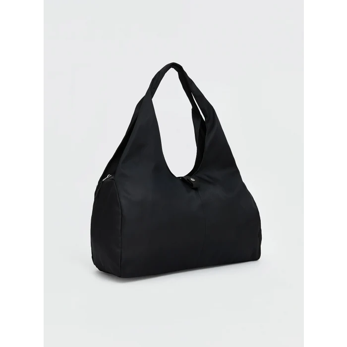LCW ACCESSORIES Siyah Fermuarlı Kadın Omuz Çantası
