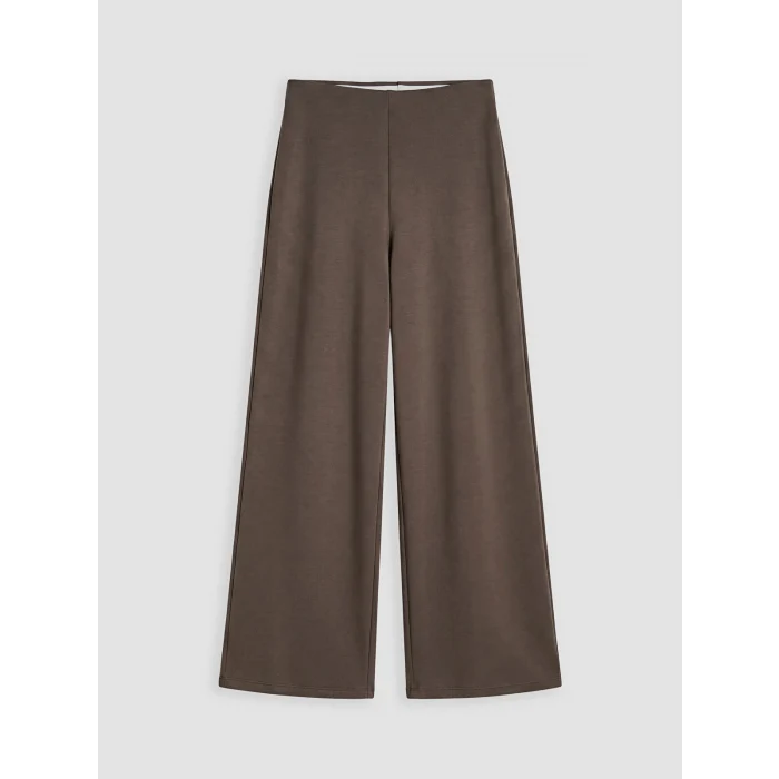 LCW Modest Kahverengi Beli Lastikli Soft Touch Kadın Eşofman Altı