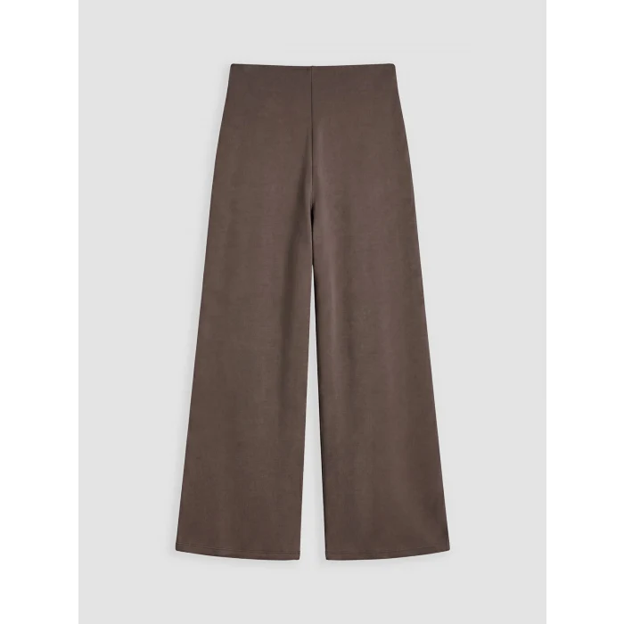 LCW Modest Kahverengi Beli Lastikli Soft Touch Kadın Eşofman Altı