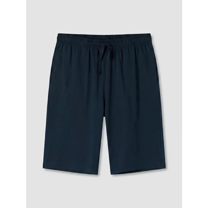 LC WAIKIKI Petrol Regular Fit Erkek Şortlu Pijama Takımı