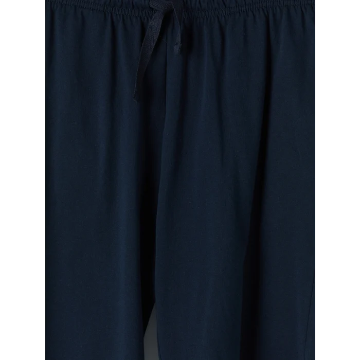 LC WAIKIKI Petrol Regular Fit Erkek Şortlu Pijama Takımı