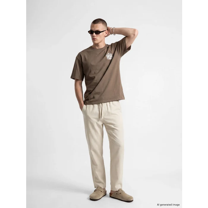 XSIDE Gri Relax Fit Erkek Pantolon