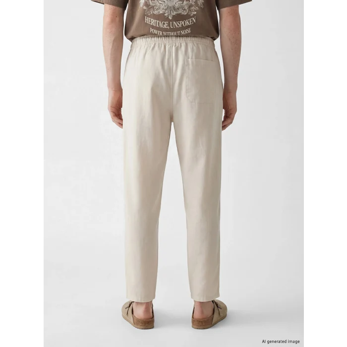 XSIDE Gri Relax Fit Erkek Pantolon