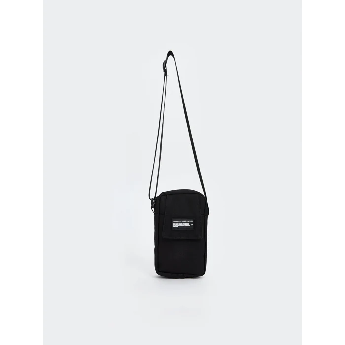 LCW ACCESSORIES Siyah Fermuarlı Erkek Omuz Çantası