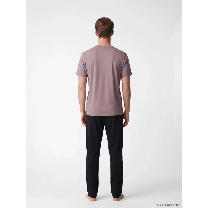 LC WAIKIKI Pembe Regular Fit Erkek Pijama Takım