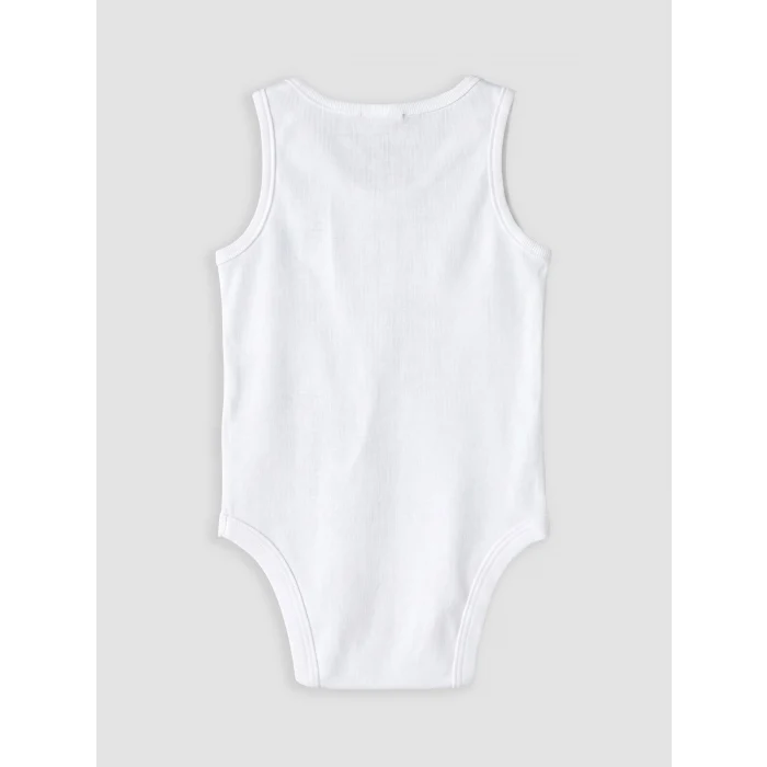 LCW baby Beyaz Kız Bebek Çıtçıtlı Body 3lü