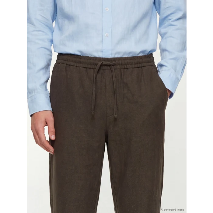 LCW Vision Kahverengi Regular Fit Armürlü Erkek Pantolon