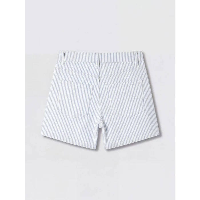 LCW Kids Mavi Kız Çocuk Gabardin Şort