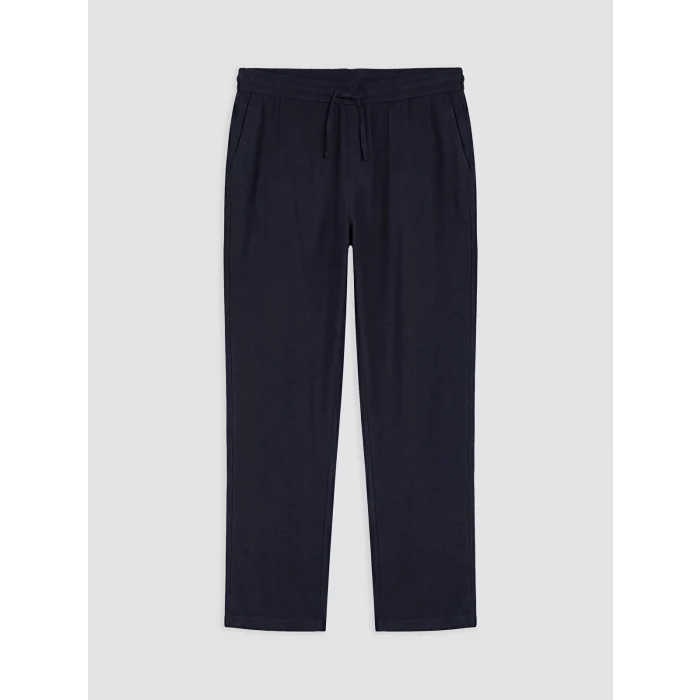 LCW Vision Lacivert Regular Fit Keten Karışımlı Erkek Pantolon