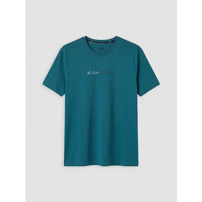 LC WAIKIKI Lacivert Regular Fit Ekose Erkek Pijama Takımı