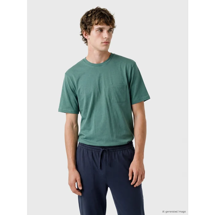 LC WAIKIKI Yeşil Regular Fit Erkek Pijama Takım