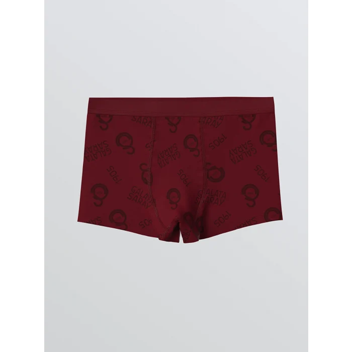 LCW Kids Kırmızı Galatasaray Lisanslı 3lü Erkek Çocuk Boxer