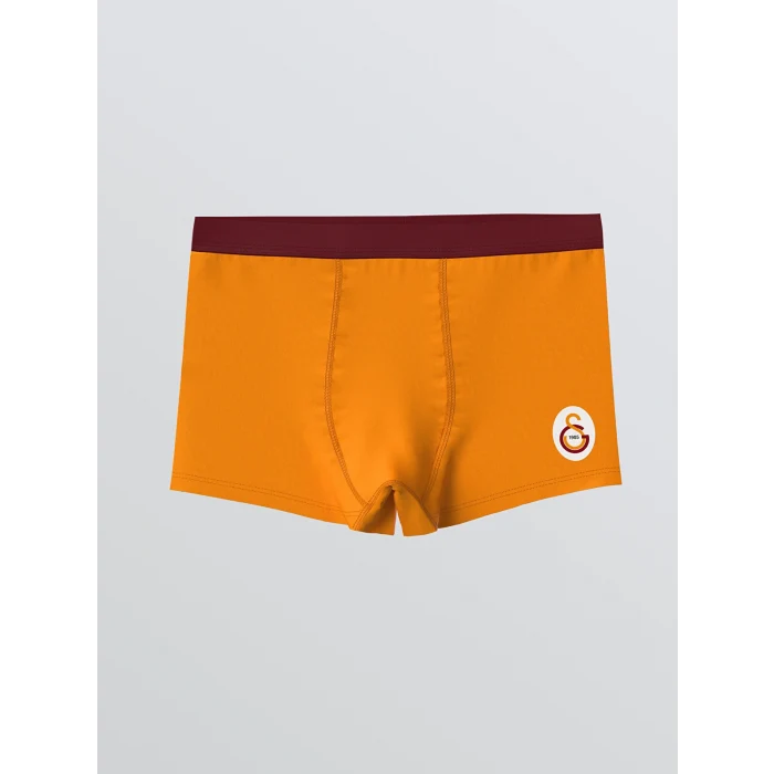 LCW Kids Kırmızı Galatasaray Lisanslı 3lü Erkek Çocuk Boxer