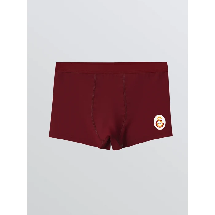 LCW Kids Kırmızı Galatasaray Lisanslı 3lü Erkek Çocuk Boxer